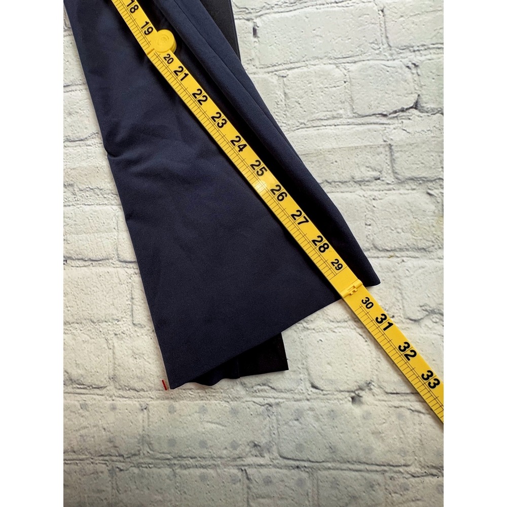 Athleta Gramercy Track Wide Leg Pants Women 6 Navy Good Travel - Picture 10 of 10